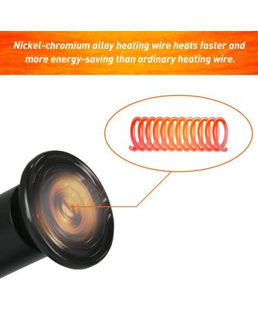 Coospider 100W Infrared Ceramic Heat Lamp for Reptiles & Amphibians - No Visible Light E27 Bulb Holder Perfect for Turtles Lizards Snakes & More - Buy Online on GoSupps.com