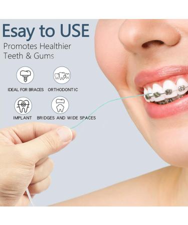 Super Floss Threaders for Braces - 60 Count | Ultimate Pre-Cut Dental Floss Strands | International Shipping Available - Buy Online on GoSupps.com