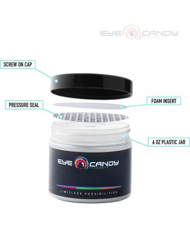 Eye Candy Premium Mica Powder Pigment Nokon Blue 50g - Versatile DIY Arts and Crafts Additive for Woodworking, Epoxy, Resin, Paint, Nail Polish, Lip Balm - Buy Online on GoSupps.com