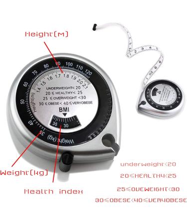2020 T&Kira Body Fat Caliper & BMI Tape Measure Kit for Fitness & Weight Loss - Buy Online on GoSupps.com