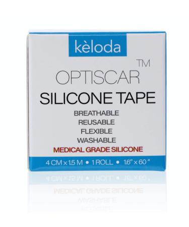Scar Removal Silicone Tape I Treatment of New & Old Surgical Scars  Skin Keloids I Tummy Tuck  Lipo  C-section Surgery I Latex free sheets  patches or strips I Medical Grade I 60 in Roll I Keloda