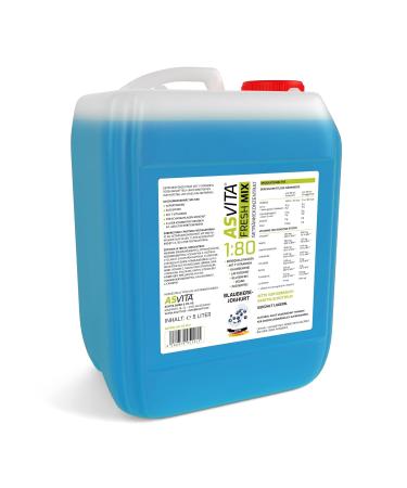 ASVITA Beverage Concentrate Fresh Mix 1:80 | 5L Syrup Sugar-Free 22 Flavors - Blueberry Yoghurt - Buy Online on GoSupps.com