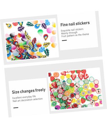 HAPINARY 4 Packs Nail Art Polymer Clay Diy Nail Decoration Nail Decorations for Nail Art Nail Art Craft Appliques Embellishments Craft Making Beads Diy Nail Art Slices 3d Resin Suite Fruit - Buy Online on GoSupps.com