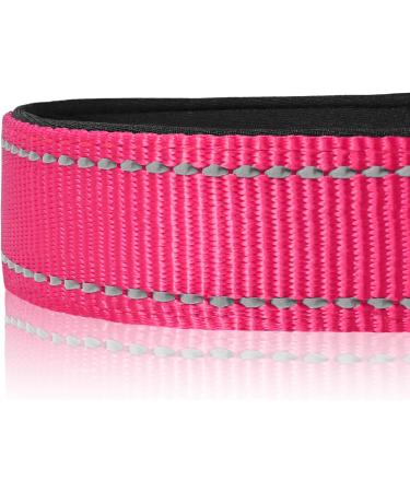Joytale Reflective Dog Collar for Puppies - Hot Pink XS 1 Pack | Durable & Stylish - Buy Online on GoSupps.com