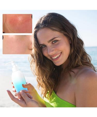Facial Sunscreen SPF50+ Daily Sunscreen 140mlSunscreen Lotion Face Body Care for Daily Use Travel Sports - Buy Online on GoSupps.com