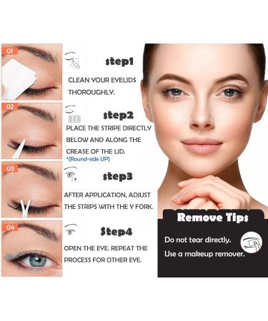 Slip Floating Stripes: 360 Invisible Eyelid Lifting Tapes | Breathable Mesh Skin Color Eyelid Tape for a Natural Look | Sports Tools - Shop Internationally - Buy Online on GoSupps.com