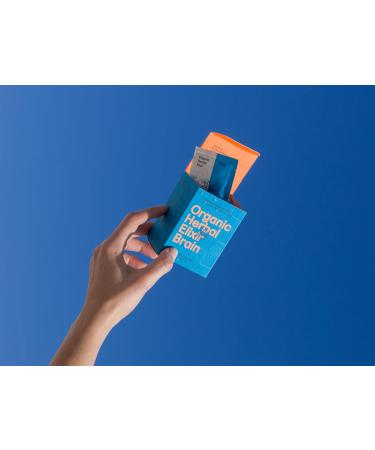 Symbeeosis Organic Brain Herbal Elixir with Ginkgo Biloba & Rosemary Enhances Memory and Concentration - 15 sachets x 3g - Buy Online on GoSupps.com