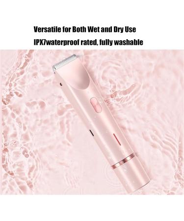 THUCHENYUC Womens Shaver 2in1 Doubleheaded Waterproof Wet And Dry Electric 2in1 Womens Body Shaver 2in1 Womens Body Shaver For Legs Underarm Hairs Pink - Buy Online on GoSupps.com