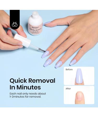 Beetles Nail Glue Remover 20ml - Effective False & Press-On Nails Adhesive Remover with Cuticle Pusher | Not for UV Gel or Gel Polish - Buy Online on GoSupps.com
