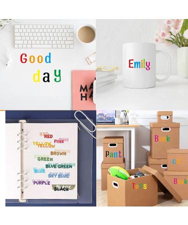 8 Sheets Letter Stickers  1008 Alphabet Stickers 1 inch Vinyl Self-Adhesive Sticker Letters  Black Alphabets ABC Stickers  for DIY Mailbox House Numbers  Scrapbooking Embellishments & Decorations A4 Sticker - Buy Online on GoSupps.com