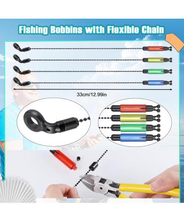 Fentar Swinger Bite Dough - 4 Pack Fishing Indicators for Carp - Night Fishing Essentials (Red Yellow Blue Green) - Buy Online on GoSupps.com