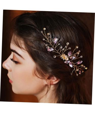 DOITOOL prom bride accessories rhinestones New Chinese style wedding hair clips for brides moon hair pin headgear comb hair comb headband hair wedding hair combs - Buy Online on GoSupps.com