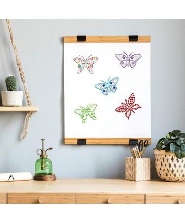 HAPINARY 8 Sets Jewel Stickers 3D Stickers Acrylic Car Bumper Butterflies Stickers Diamond Butterflies Stickers - Buy Online on GoSupps.com