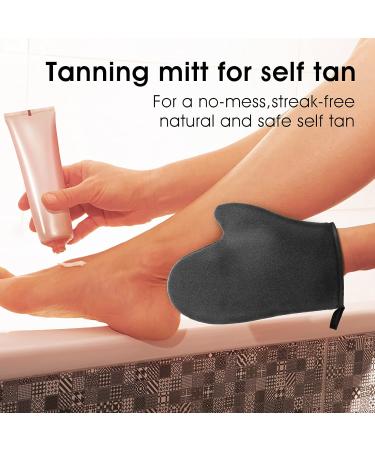 Molain Self-Tanning Gloves (2-Pack) | Soft Applicator for Sunless Tanning & Lotion | Ideal for Mousse & Facial Tan - Buy Online on GoSupps.com