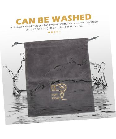 Healeved 8 Pcs Hair Dryer Bag Travel Cosmetic Containers Hair Dryer Storage Pouches Organizer Bag Flannel - Buy Online on GoSupps.com