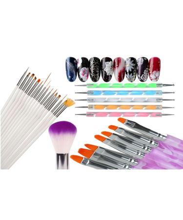 1 Set Nail Art Pen Kit - Embossing Drawing Dotting Tools for Perfect Manicure - International Shipping Available - Buy Online on GoSupps.com