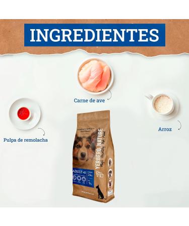 YERBERO Nature Adult+8 Light Premium Food for Dogs 10 kg - Buy Online on GoSupps.com
