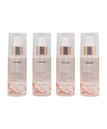 Manna Kadar Beauty 4 pc Face Mist Set - Hydrating & Refreshing - 65ml Each - International Shipping Available - Buy Online on GoSupps.com