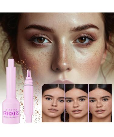 Freckles stamp facial makeup cosmetics long lasting freckles pen for daily commute weddings parties parties cosplay performances women and - Buy Online on GoSupps.com