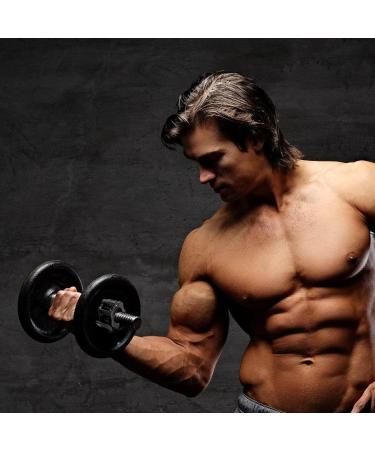 Wiyety 8-Piece Dumbbells Set | 30mm Quick Lock Barbell Collars for Weightlifting | Durable Black Dumbbell Closure & Clips - Buy Online on GoSupps.com