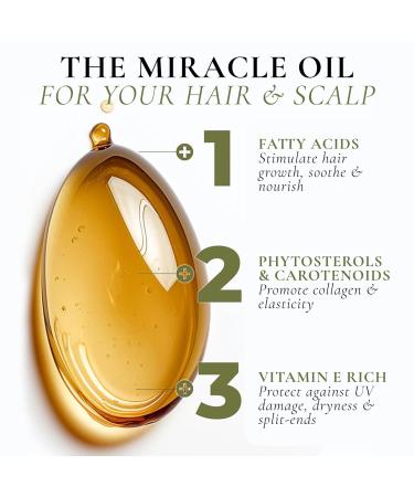 100% Cold-Pressed Unscented Batana Oil - Thicker Fuller Hair Fights Thinning & Promotes Growth | Hair & Scalp Superfood Rich in Vitamin E - Buy Online on GoSupps.com