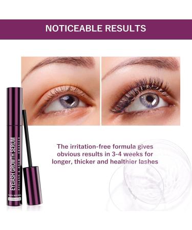 Lash Serum 5ML - Premium Eyelash Growth for Longer Fuller Thicker Lashes | Boost Lash Growth Naturally! Dark Purple - Buy Online on GoSupps.com