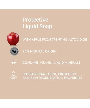 Buy Itinera Protective Liquid Soap with Apple - Vegan Aloe Vera & Glycerin - 95% Natural - International Shipping - Trentino Alto Adige 12.51 fl oz - Buy Online on GoSupps.com