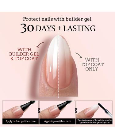 btartboxnails XCOATTIPS Ombre Nails - Extra Short Square Press On Nails (150Pcs 15 Sizes) - Nude Peach Soft Gel False Nails Soak Off Acrylic Extensions - A160-XS - Buy Online on GoSupps.com