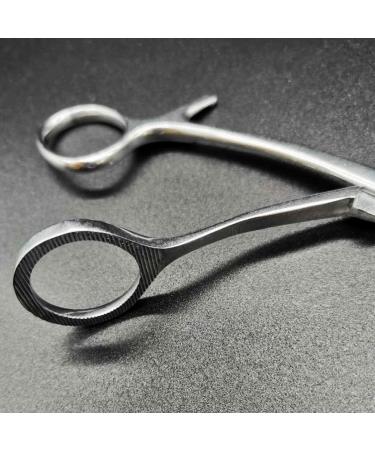 PRETYZOOM Self-Locking Sponge Tongs - 17cm Stainless Steel Tongue Tongs for Versatile Cooking | International Shipping Available - Buy Online on GoSupps.com
