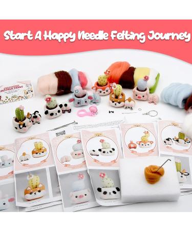 Needle Felting Starter Kit with Basic Tools - Pig Design | DIY Craft Supplies - Buy Online on GoSupps.com