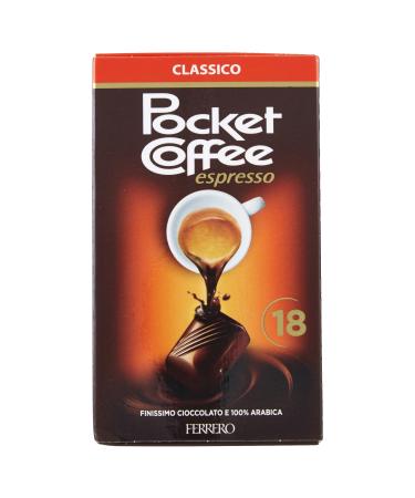 Ferrero Ferrero Pocket Classic Coffee Chocolate and 100% Arabica Coffee Praline Pack of 18 Pralines - 225g