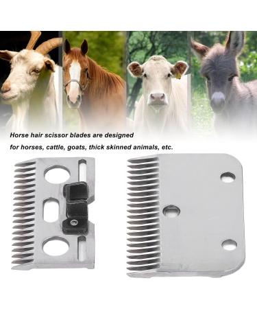 2Pcs 21 Teeth Horse Shears Replacement Blades Professional Carbide Clipper Blades for Horse Equine Goat Pony Cattle - Buy Online on GoSupps.com