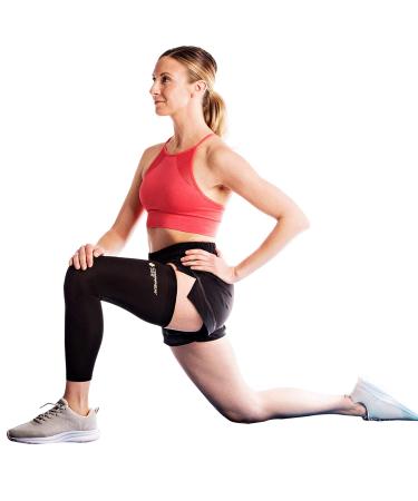 Copper Joe Full Leg Compression Sleeve - Copper Infused Support for Knee, Thigh, Calf - Arthritis - Running & Basketball - Large Size - Men & Women - Buy Online on GoSupps.com