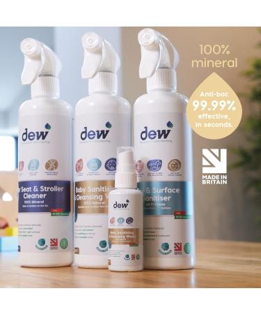 Dew Baby Cleansing Water 100% Natural Antibacterial Sanitiser Spray 500ml - Hypoallergenic Baby Sterilizer for Hand, Bum, Face & Dummy | Safe for Ingestion, Ideal for Nappy Rash - Buy Online on GoSupps.com