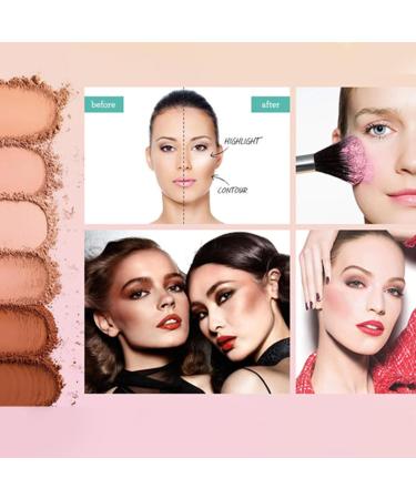 makeup highlighter 4 Colors Waterproof Face Highlighter Makeup | Blushes Powder Natural Glow Face Highlighters Bright Shimmer Face Blushes for - Buy Online on GoSupps.com