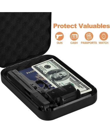 Portable Fireproof Gun Safe for Pistols with Combination Lock - YSP-6C | Ideal for Car, Home, Truck, and Travel - Buy Online on GoSupps.com