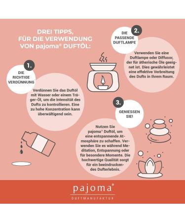 Pajoma Sandalwood Fragrance Oil 10ml | 100% Natural Aromatherapy & Massage Oil | Premium Quality for Diffusers & Cosmetics - Buy Online on GoSupps.com