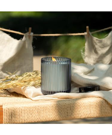 La Jolie Muse Linen Scented Candle - Luxury 12.3oz Jar Candle for Home - Gifts for Women & Men - 80 Hours Long Burning - Buy Online on GoSupps.com