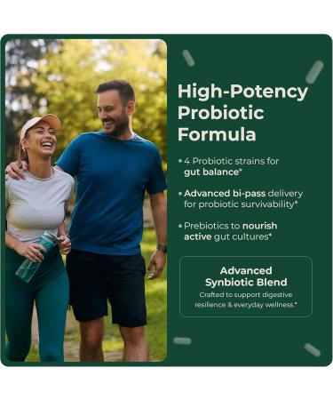 Veridda Longevity Probiotic 40 Billion with Prebiotics Daily Digestive Support - Buy Online on GoSupps.com