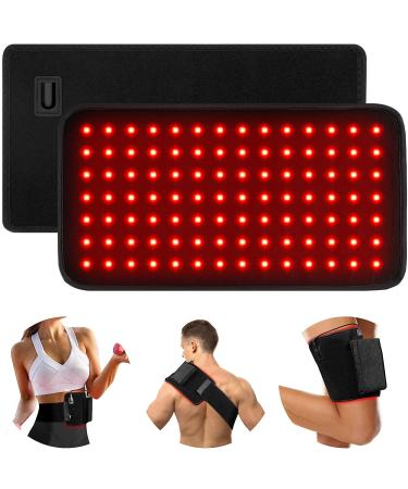 USUIE Red Light Therapy Belt, Infrared Light Therapy Device for Body, LED Flexible Wearable Wrap, with Timer for Back Shoulder Waist Muscle Pain Relief Weight Loss Gift for Woman and Man