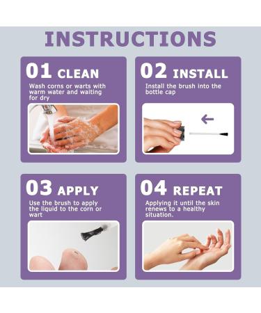 Wart Remover Liquid | Maximum Strength Gel Mask for Plantar & Common Warts | Safe & Natural Formula - Buy Online on GoSupps.com