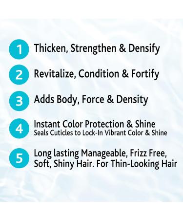 NORMADENSE 2 Vegan Biotin Shampoo for Dry Fine Hair. Strengthening Shampoo with Argan Oil and Biotin - Buy Online on GoSupps.com