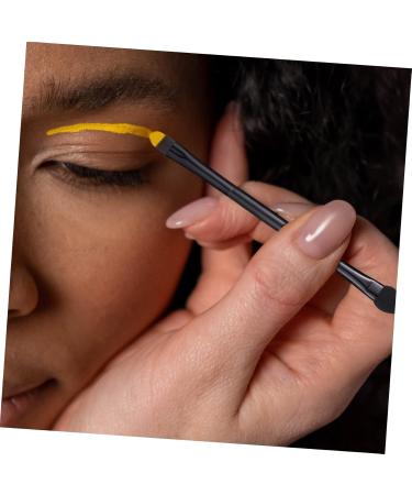 Healeved 100 Pcs Double Eye Shadow Makeup Women Makeup Brush Women Eye Shadow Brush Makeup Sponge Nylon Black - Buy Online on GoSupps.com