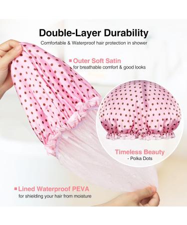 3PCS Extra Large Bath Sponge Loofahs - Body Scrubber Set for Women | Exfoliating Shower Poufs & Reusable Waterproof Shower Cap - Buy Online on GoSupps.com