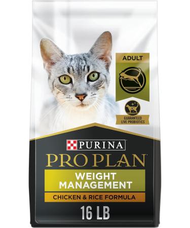 Purina Pro Plan Urinary Tract Health Dry Cat Food Chicken & Rice - 7.26 kg Bag & Food Weight Management Chicken & Rice 7.26KG - Buy Online on GoSupps.com