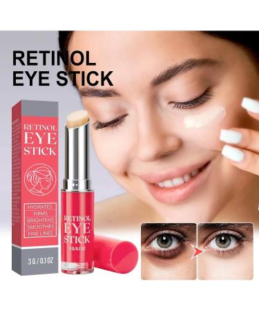 Retinol Eye Stick for Dark Circles Reduces Fine Lines and Dark Circles Under Eye Cream Eye Balm Stick for Women Retinol Eye Stick Eye Cream for Puffiness - Buy Online on GoSupps.com