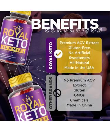 Alapor Royal Keto ACV Gummies - Advanced Formula for Health - 30 Days Supply, 60 Count - Buy Online on GoSupps.com
