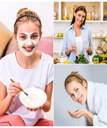 4 Pack Thin Plastic Headbands with Teeth - Soft DIY Hair Bands for Men & Women - 4 Colors - Buy Online on GoSupps.com