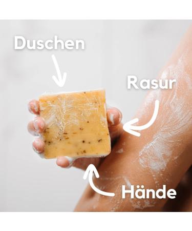 Ecoyou Shaving Soap - Handmade Vegan Body & Shower Soap for Men & Women (90g Lavender) - Palm Oil Free Extensive Shaving Foam - Made in Berlin - Buy Online on GoSupps.com