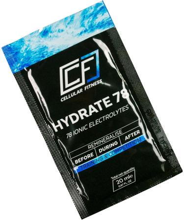 Hydrate 78-30 sachets - 600ml - 100% Natural Electrolyte Hydration Supplement | Prevents Muscle Cramps and DOMS | Complete Hydration | Enhances Endurance Stamina and Strength | Complete Recovery - Buy Online on GoSupps.com